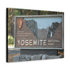 Canvas Gallery Wraps - The US National Parks - Yosemite Park sign - California - USA NPS - Green Forest Home
