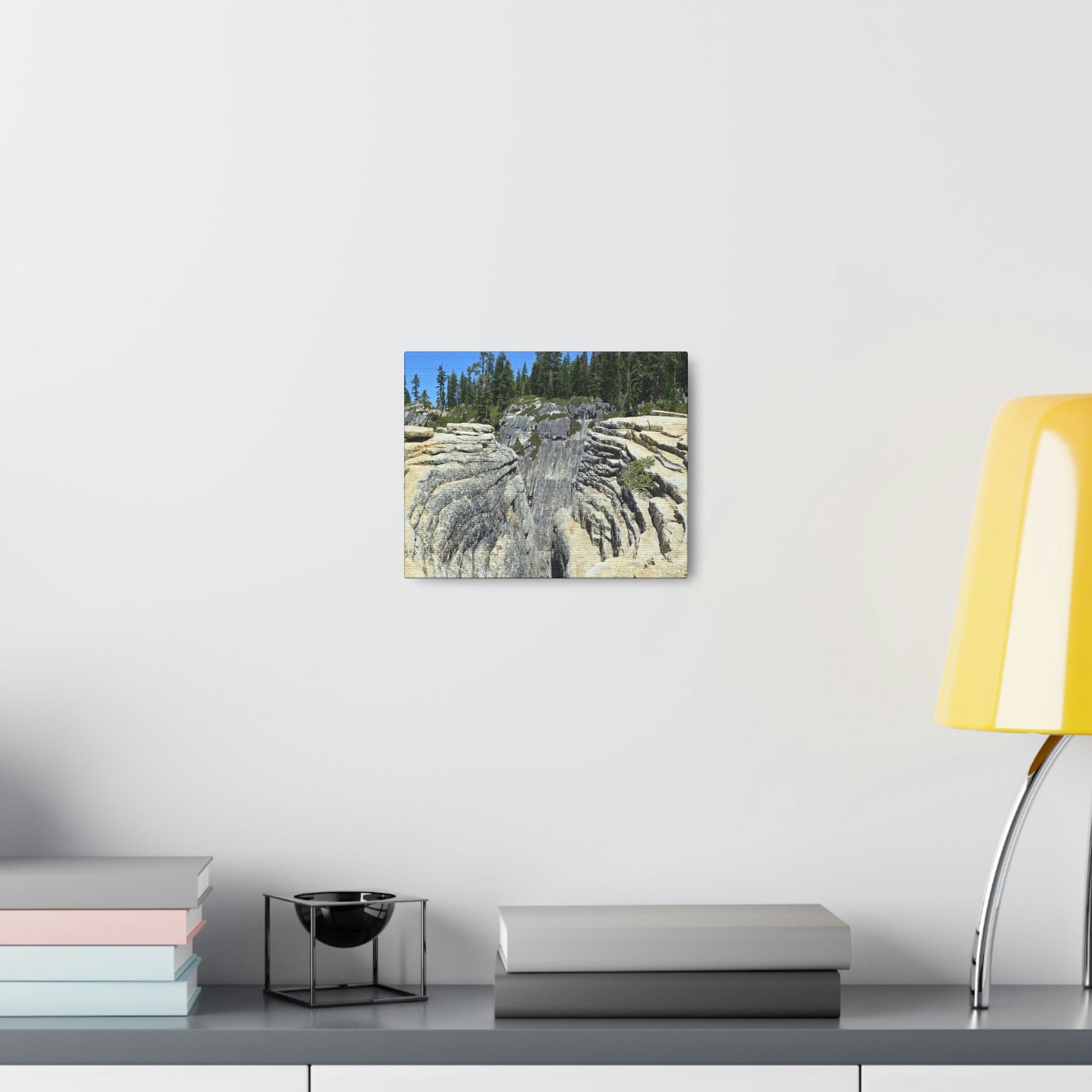 Canvas Gallery Wraps - The US National Parks - Yosemite Park Taft Point fissures - California - USA NPS - Green Forest Home