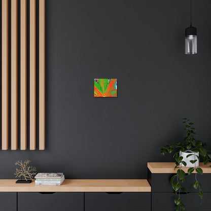 Canvas Gallery Wraps - USA MADE 👨‍👩‍👧‍👧 Unique images of Yagrumo Tree & leafs from El Yunque rainforest PR - Alien 👽 Vision - Green Forest Home
