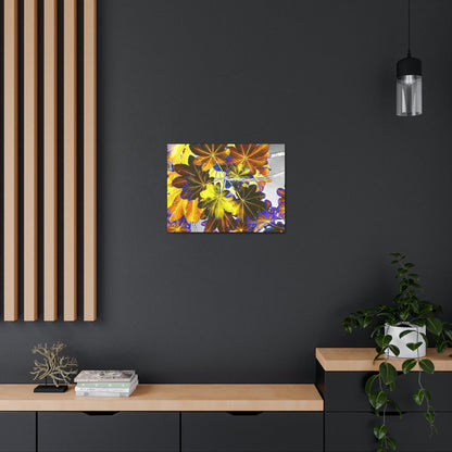 Canvas Gallery Wraps - USA MADE 👨‍👩‍👧‍👧 Unique images of Yagrumo Tree & leafs from El Yunque rainforest PR - Alien 👽 Vision - Green Forest Home