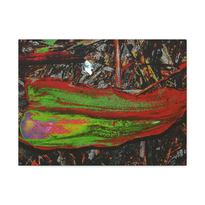 Canvas Gallery Wraps - USA MADE 👨‍👩‍👧‍👧 Unique images of Yagrumo Tree & leafs from El Yunque rainforest PR - Alien 👽 Vision - Green Forest Home
