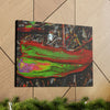 Canvas Gallery Wraps - USA MADE 👨‍👩‍👧‍👧 Unique images of Yagrumo Tree & leafs from El Yunque rainforest PR - Alien 👽 Vision - Green Forest Home