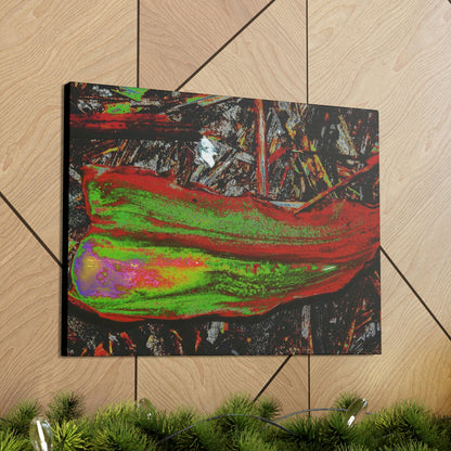Canvas Gallery Wraps - USA MADE 👨‍👩‍👧‍👧 Unique images of Yagrumo Tree & leafs from El Yunque rainforest PR - Alien 👽 Vision - Green Forest Home