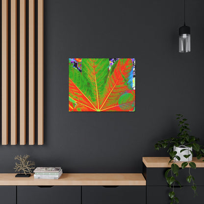 Canvas Gallery Wraps - USA MADE 👨‍👩‍👧‍👧 Unique images of Yagrumo Tree & leafs from El Yunque rainforest PR - Alien 👽 Vision - Green Forest Home