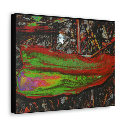 Canvas Gallery Wraps - USA MADE 👨‍👩‍👧‍👧 Unique images of Yagrumo Tree & leafs from El Yunque rainforest PR - Alien 👽 Vision - Green Forest Home