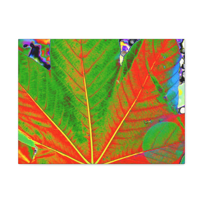 Canvas Gallery Wraps - USA MADE 👨‍👩‍👧‍👧 Unique images of Yagrumo Tree & leafs from El Yunque rainforest PR - Alien 👽 Vision - Green Forest Home