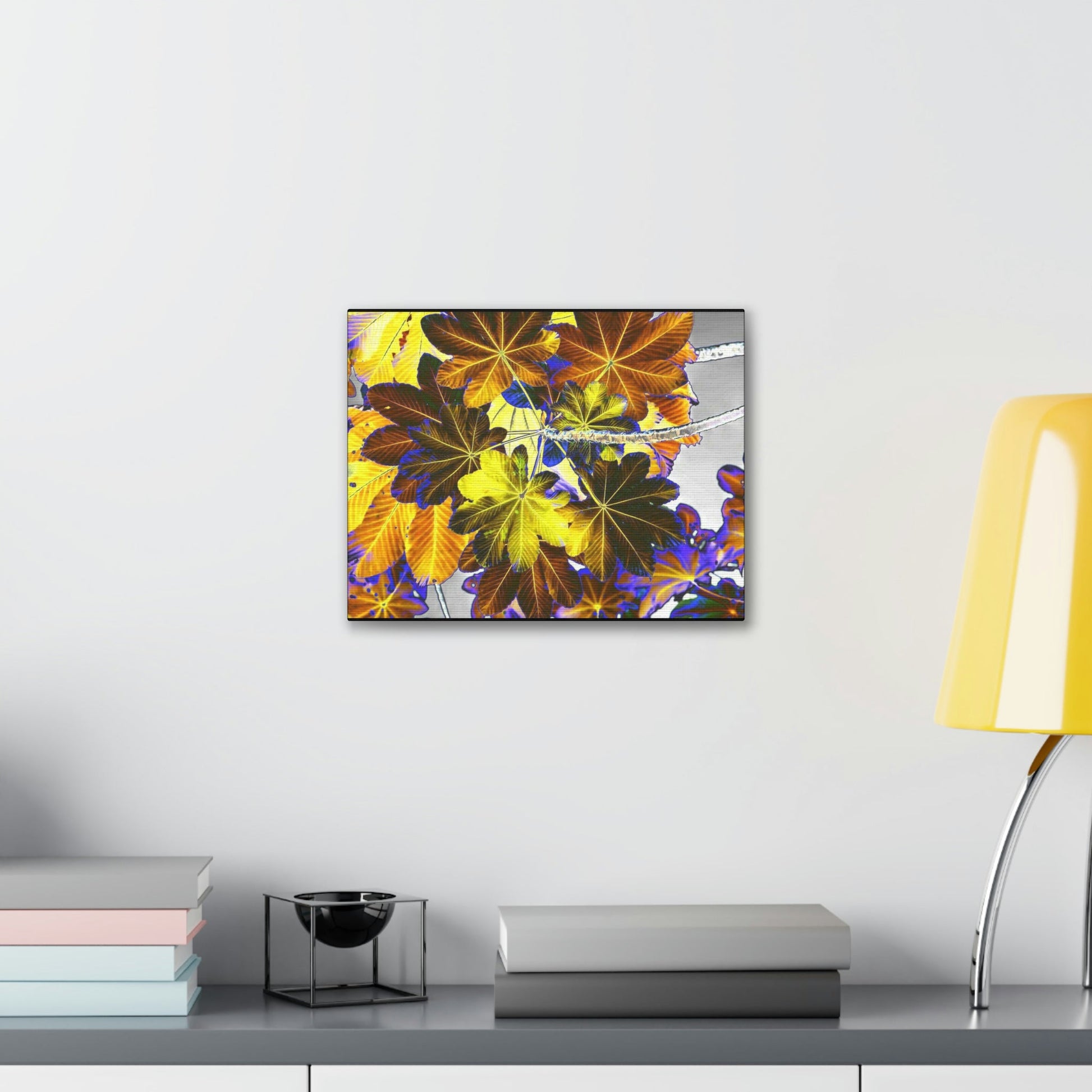 Canvas Gallery Wraps - USA MADE 👨‍👩‍👧‍👧 Unique images of Yagrumo Tree & leafs from El Yunque rainforest PR - Alien 👽 Vision - Green Forest Home