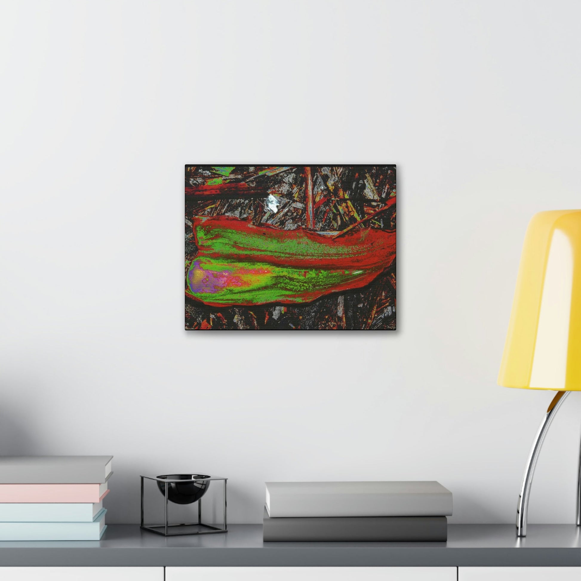 Canvas Gallery Wraps - USA MADE 👨‍👩‍👧‍👧 Unique images of Yagrumo Tree & leafs from El Yunque rainforest PR - Alien 👽 Vision - Green Forest Home