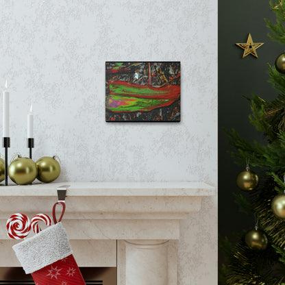 Canvas Gallery Wraps - USA MADE 👨‍👩‍👧‍👧 Unique images of Yagrumo Tree & leafs from El Yunque rainforest PR - Alien 👽 Vision - Green Forest Home