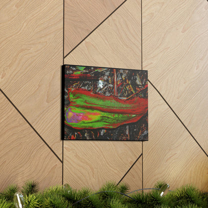 Canvas Gallery Wraps - USA MADE 👨‍👩‍👧‍👧 Unique images of Yagrumo Tree & leafs from El Yunque rainforest PR - Alien 👽 Vision - Green Forest Home