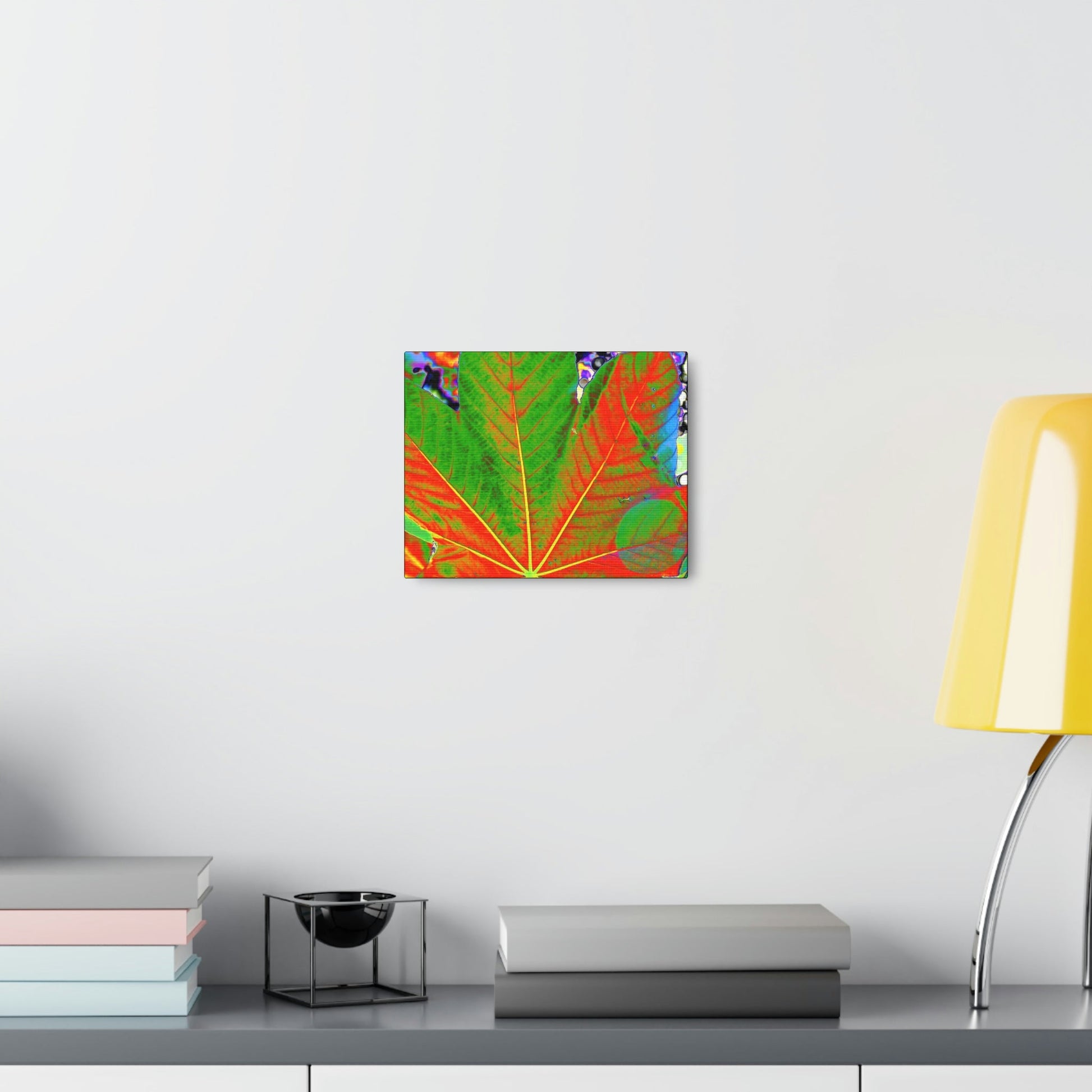 Canvas Gallery Wraps - USA MADE 👨‍👩‍👧‍👧 Unique images of Yagrumo Tree & leafs from El Yunque rainforest PR - Alien 👽 Vision - Green Forest Home
