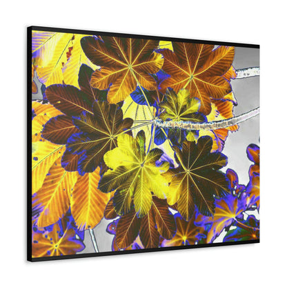 Canvas Gallery Wraps - USA MADE 👨‍👩‍👧‍👧 Unique images of Yagrumo Tree & leafs from El Yunque rainforest PR - Alien 👽 Vision - Green Forest Home