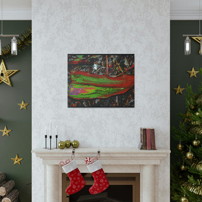 Canvas Gallery Wraps - USA MADE 👨‍👩‍👧‍👧 Unique images of Yagrumo Tree & leafs from El Yunque rainforest PR - Alien 👽 Vision - Green Forest Home