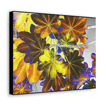 Canvas Gallery Wraps - USA MADE 👨‍👩‍👧‍👧 Unique images of Yagrumo Tree & leafs from El Yunque rainforest PR - Alien 👽 Vision - Green Forest Home