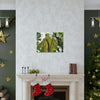 Canvas Gallery Wraps - USA MADE 👨‍👩‍👧‍👧 Unique images of Yagrumo Tree & leafs from El Yunque rainforest PR - Human 👩‍🦰 Vision - Green Forest Home