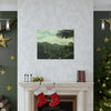 Canvas Gallery Wraps - View of East peak from lost park PR 191 road - entrance of Tradewinds trail before Maria - 2013 - Green Forest Home