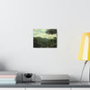 Canvas Gallery Wraps - View of East peak from lost park PR 191 road - entrance of Tradewinds trail before Maria - 2013 - Green Forest Home