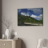 Canvas Stretched - Forest@Home - El Yunque National Forest Recovering from Hurricane Maria - Visitors enjoy the views of PR 191 road - Green Forest Home