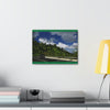 Canvas Stretched - Forest@Home - El Yunque National Forest Recovering from Hurricane Maria - Visitors enjoy the views of PR 191 road - Green Forest Home