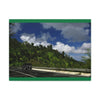 Canvas Stretched - Forest@Home - El Yunque National Forest Recovering from Hurricane Maria - Visitors enjoy the views of PR 191 road - Green Forest Home