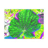 Canvas Stretched - Forest@Home - El Yunque - Recovering from Hurricane Maria - Closeup of common EYNF plants color modified - Tradewind - Green Forest Home