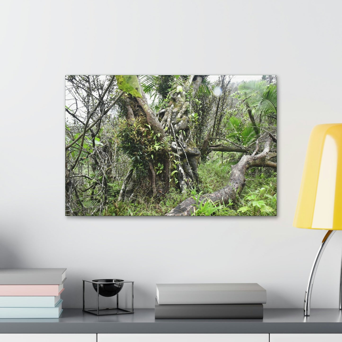 Canvas Stretched - Forest@Home - El Yunque - Recovering from Hurricane Maria - This is how a good part of the tral Tradewinds looks like - Green Forest Home