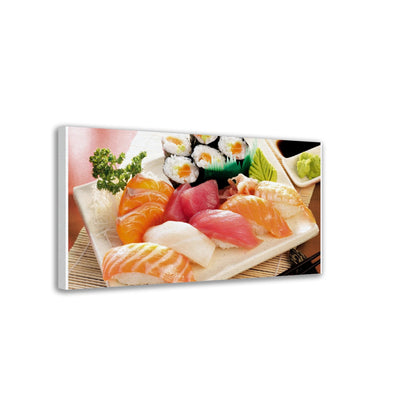 Canvas/Framed Poster - The best food in the world - Japanese Sushi - ideal for the kitchen & restaurants - Japan - Green Forest Home