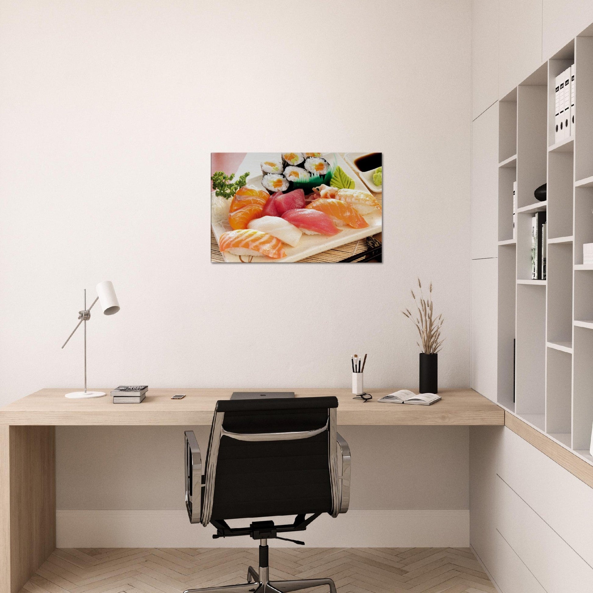 Canvas/Framed Poster - The best food in the world - Japanese Sushi - ideal for the kitchen & restaurants - Japan - Green Forest Home