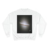 Champion Sweatshirt - NASA/HUBBLE achievements - images of distant Galaxies like El Sombrero and spiral Galaxy in back - Green Forest Home