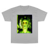 Champion T-Shirt - Buddha in deep contemplation - Ajanta caves inner chamber - India - Green Forest Home