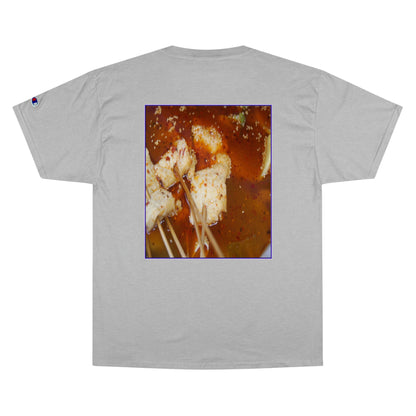 Champion T-Shirt - Great China Collection - Chinese Chengdu snack - spicy meat string, and tofu, sausage and so on, is very delicious - CHINA - Green Forest Home