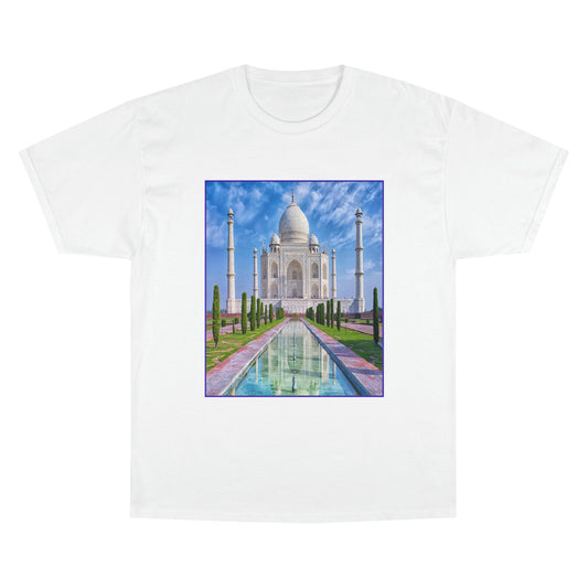 Champion T-Shirt - World Heritage site - Taj Mahal - India - Green Forest Home