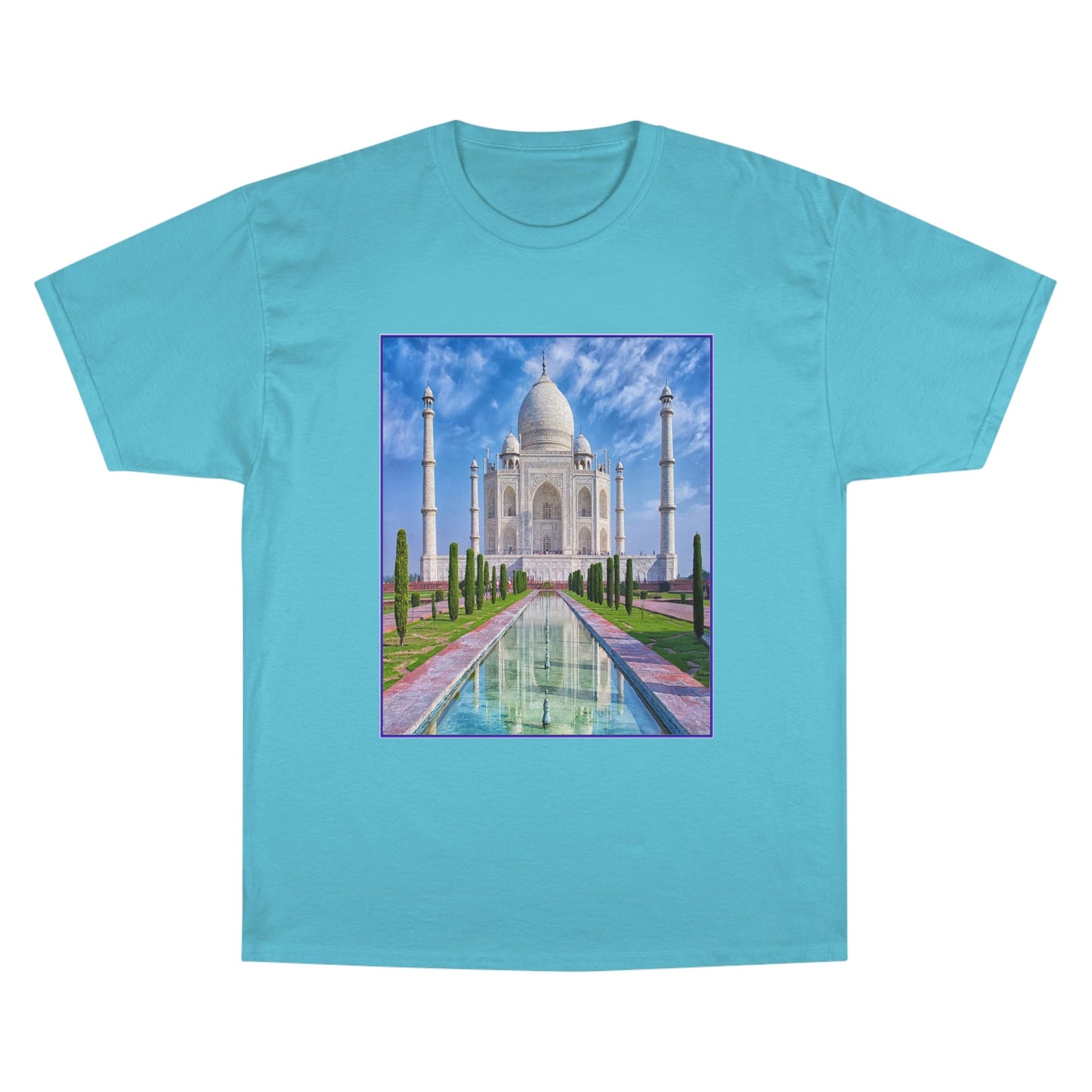 Champion T-Shirt - World Heritage site - Taj Mahal - India - Green Forest Home