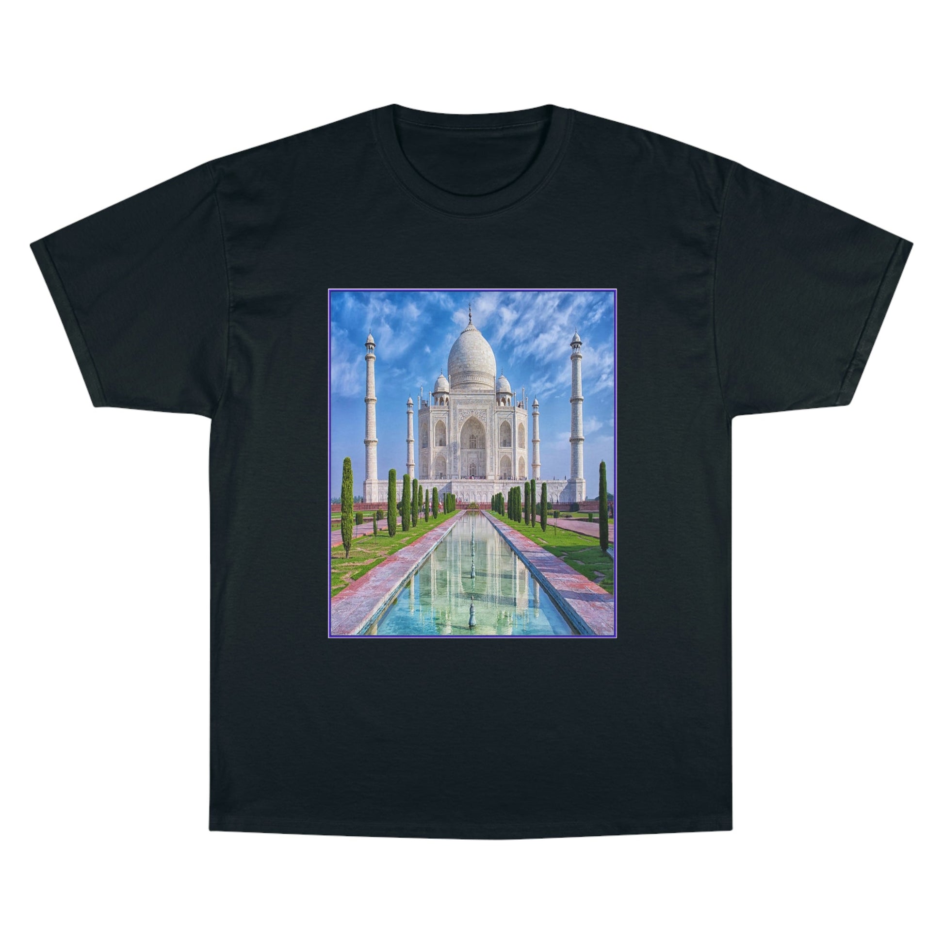 Champion T-Shirt - World Heritage site - Taj Mahal - India - Green Forest Home