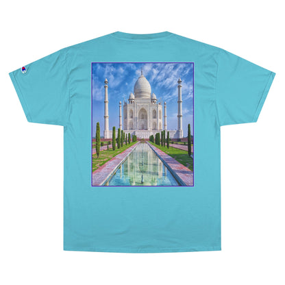 Champion T-Shirt - World Heritage site - Taj Mahal - India - Green Forest Home