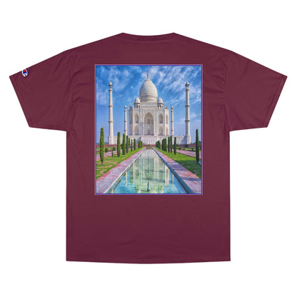 Champion T-Shirt - World Heritage site - Taj Mahal - India - Green Forest Home