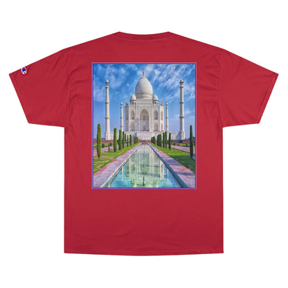 Champion T-Shirt - World Heritage site - Taj Mahal - India - Green Forest Home