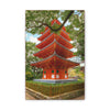 Classic Canvas - Tochoji Temple located in Hakata district - Japan - Multiple sizes - red sides - great quality - Green Forest Home