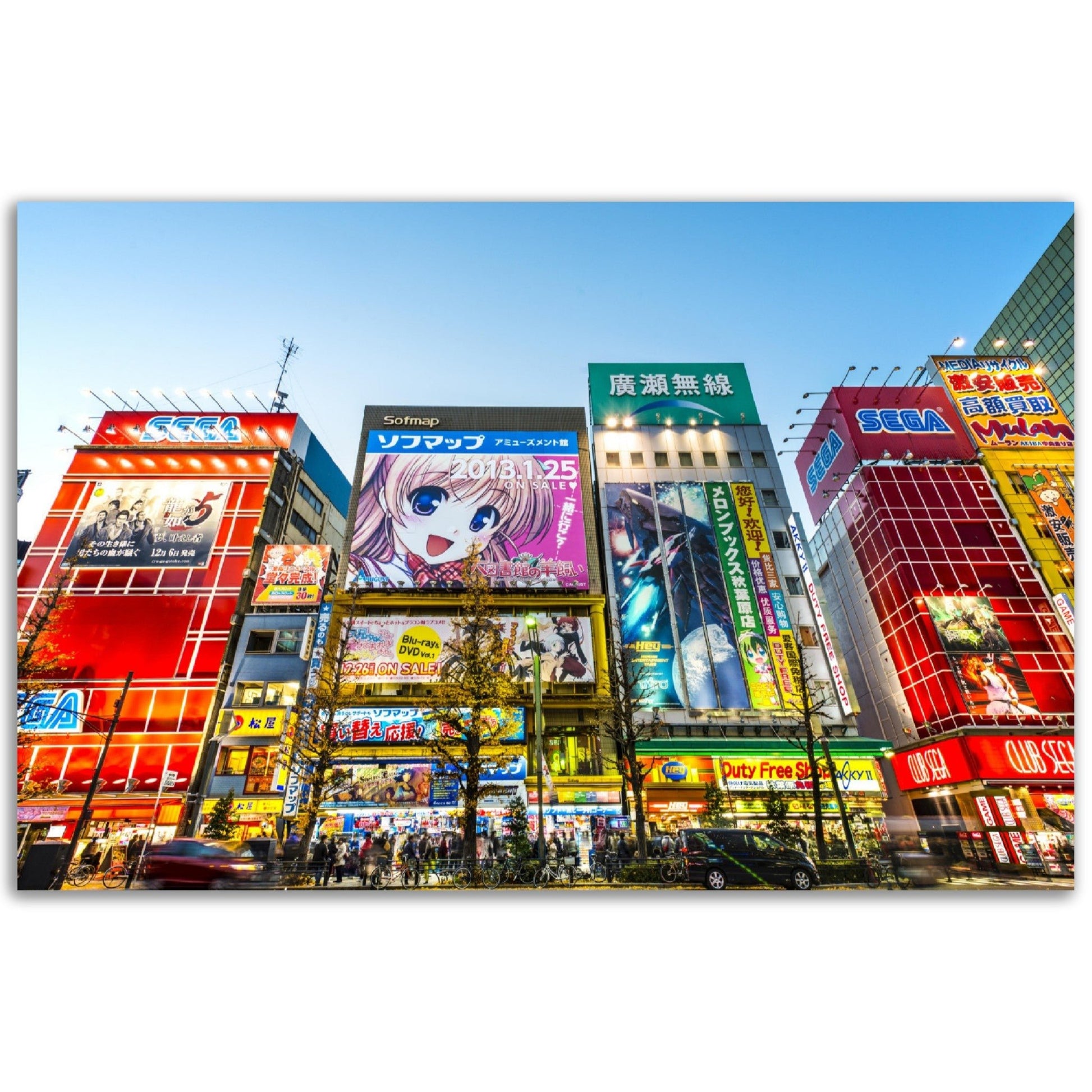 Classic Matte Paper Poster - Akihabara district Tokyo - The district is a major shopping area for electronic, computer, anime, games and otaku goods - JAPAN - Green Forest Home