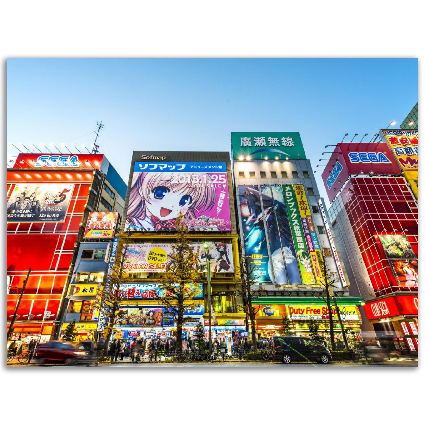 Classic Matte Paper Poster - Akihabara district Tokyo - The district is a major shopping area for electronic, computer, anime, games and otaku goods - JAPAN - Green Forest Home