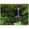 Classic Matte Paper Poster - Scene with mystical waterfall and tropical forest - JAPAN - Green Forest Home