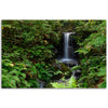 Classic Matte Paper Poster - Scene with mystical waterfall and tropical forest - JAPAN - Green Forest Home