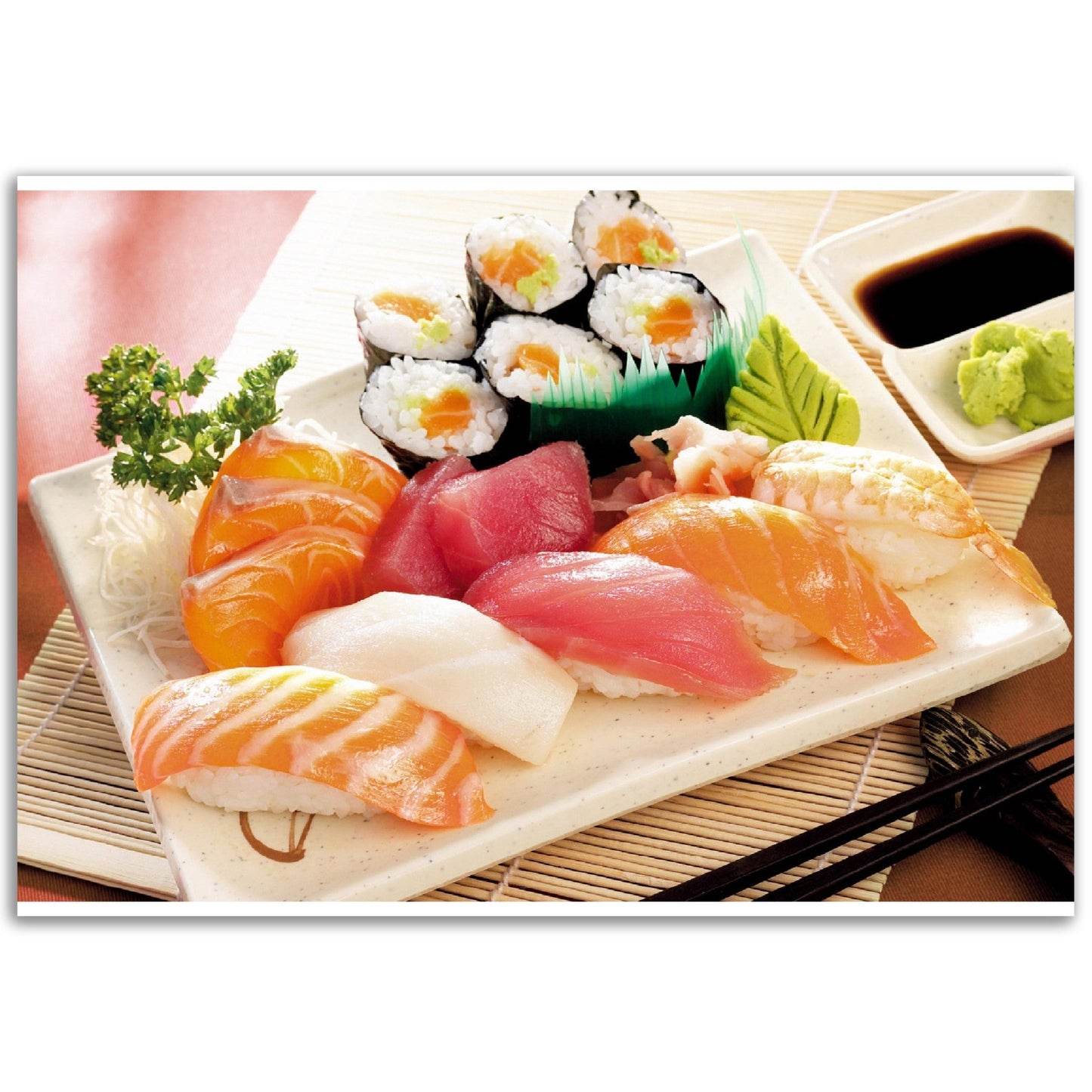 Classic Matte Paper Poster - The BEST food in the world - Japanese Sushi - JAPAN - Green Forest Home