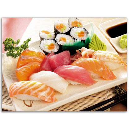 Classic Matte Paper Poster - The BEST food in the world - Japanese Sushi - JAPAN - Green Forest Home