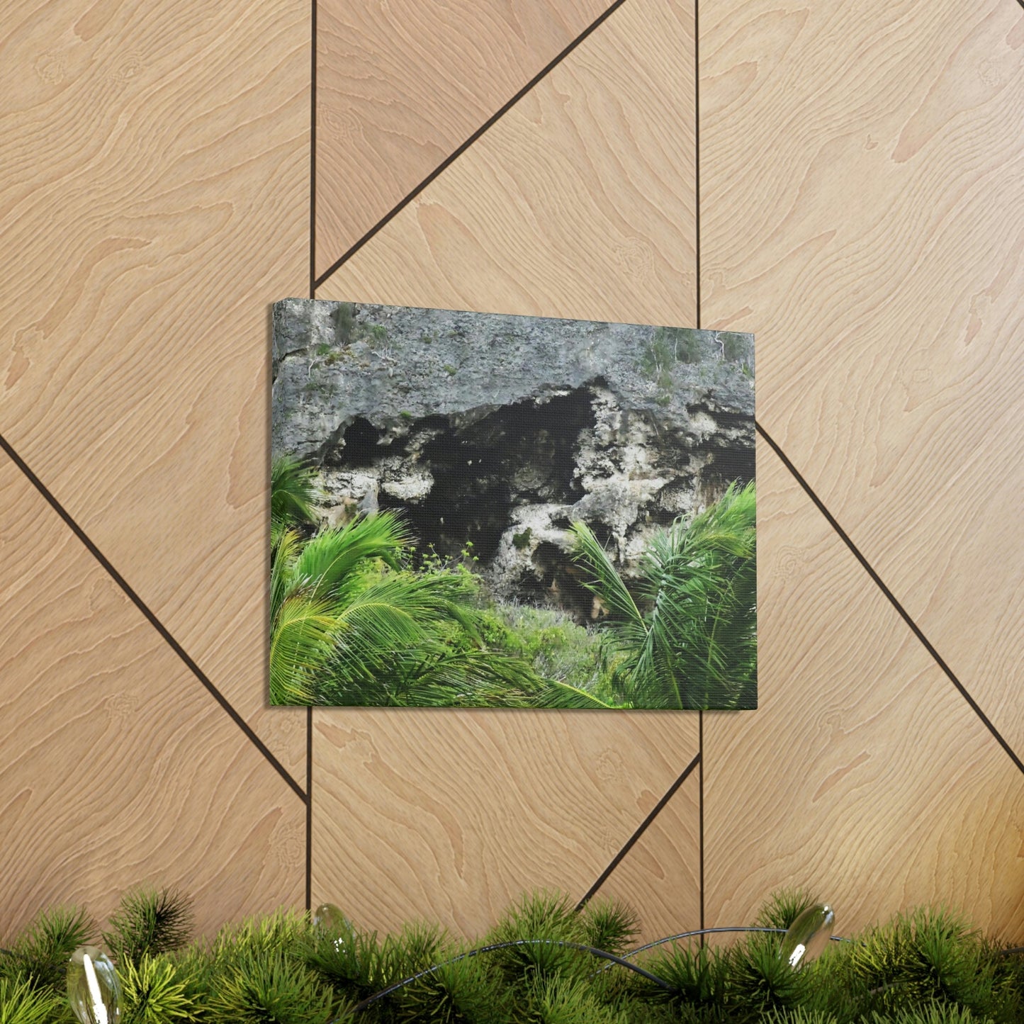Closeup of Limestone plateau - Puerto Rico - the Galapagos of the Caribbean - in Pajaros beach - Green Forest Home