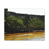 Colorful Pajaros beach from pier - Puerto Rico - the Galapagos of the Caribbean - Green Forest Home