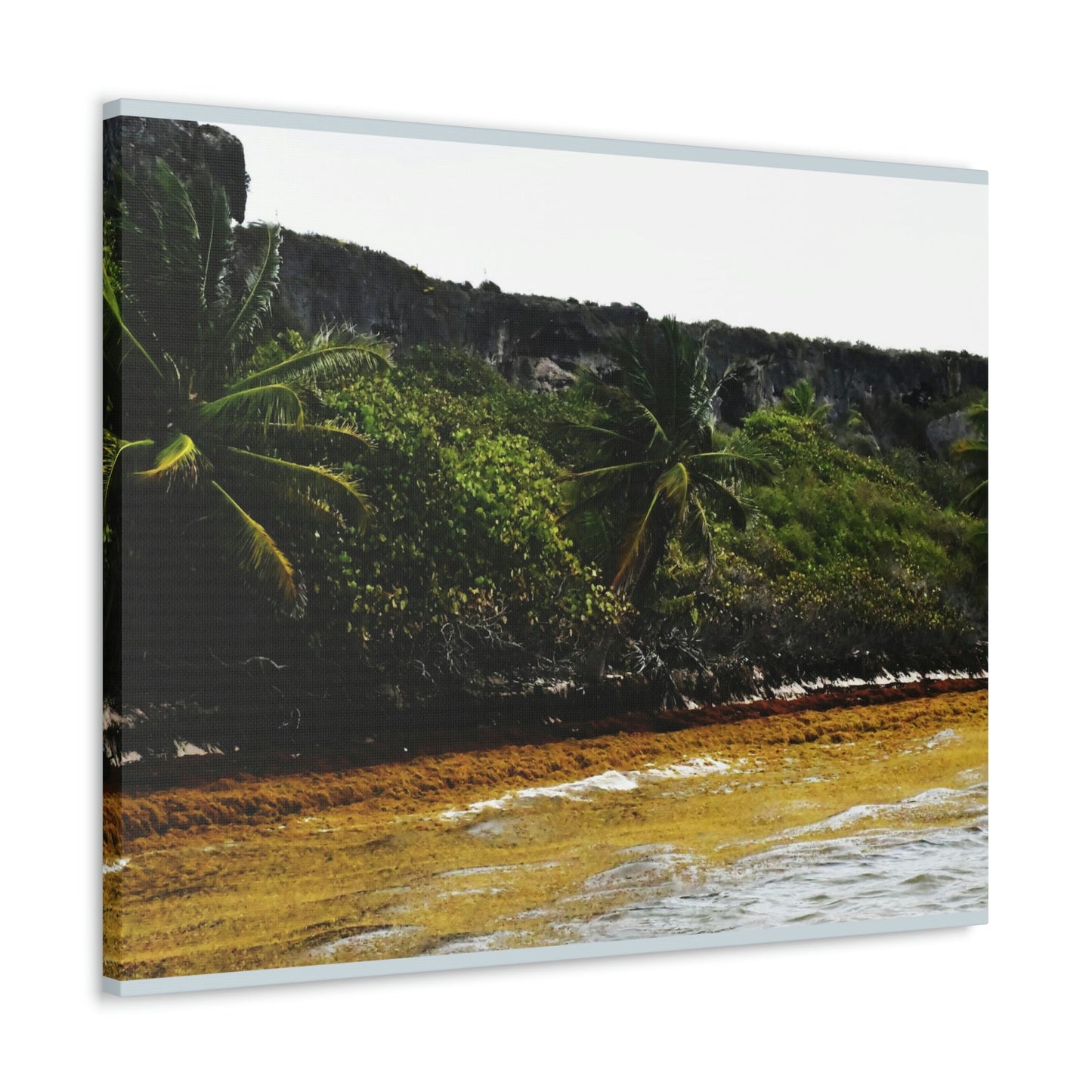 Colorful Pajaros beach from pier - Puerto Rico - the Galapagos of the Caribbean - Green Forest Home