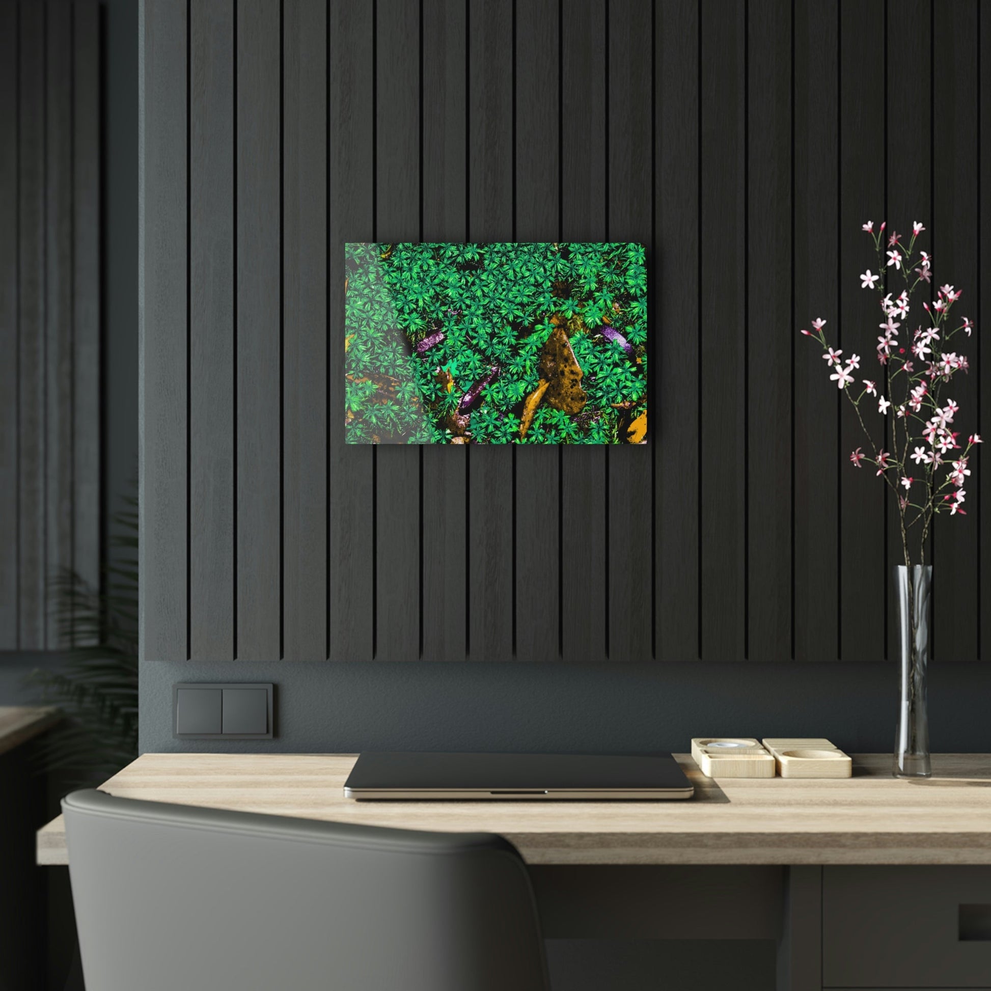 Copy of Acrylic Prints - US Made - Ideal for a Stunning Home/Office Decor Ideas - El Yunque Rainforest - The Early Holy Spirit River - CCMM* - Green Forest Home