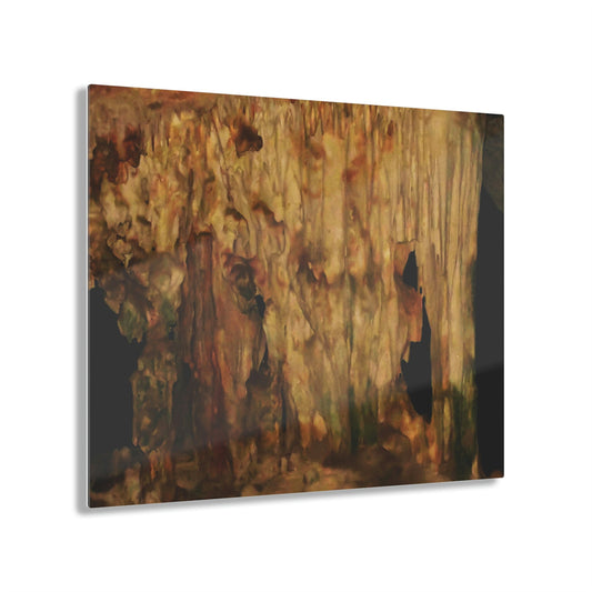 Copy of Acrylic Prints - US Made - Ideal for a Stunning Home/Office Decor Ideas - Remote Mona island - Caves Colorful Interior - CCMM* - Green Forest Home
