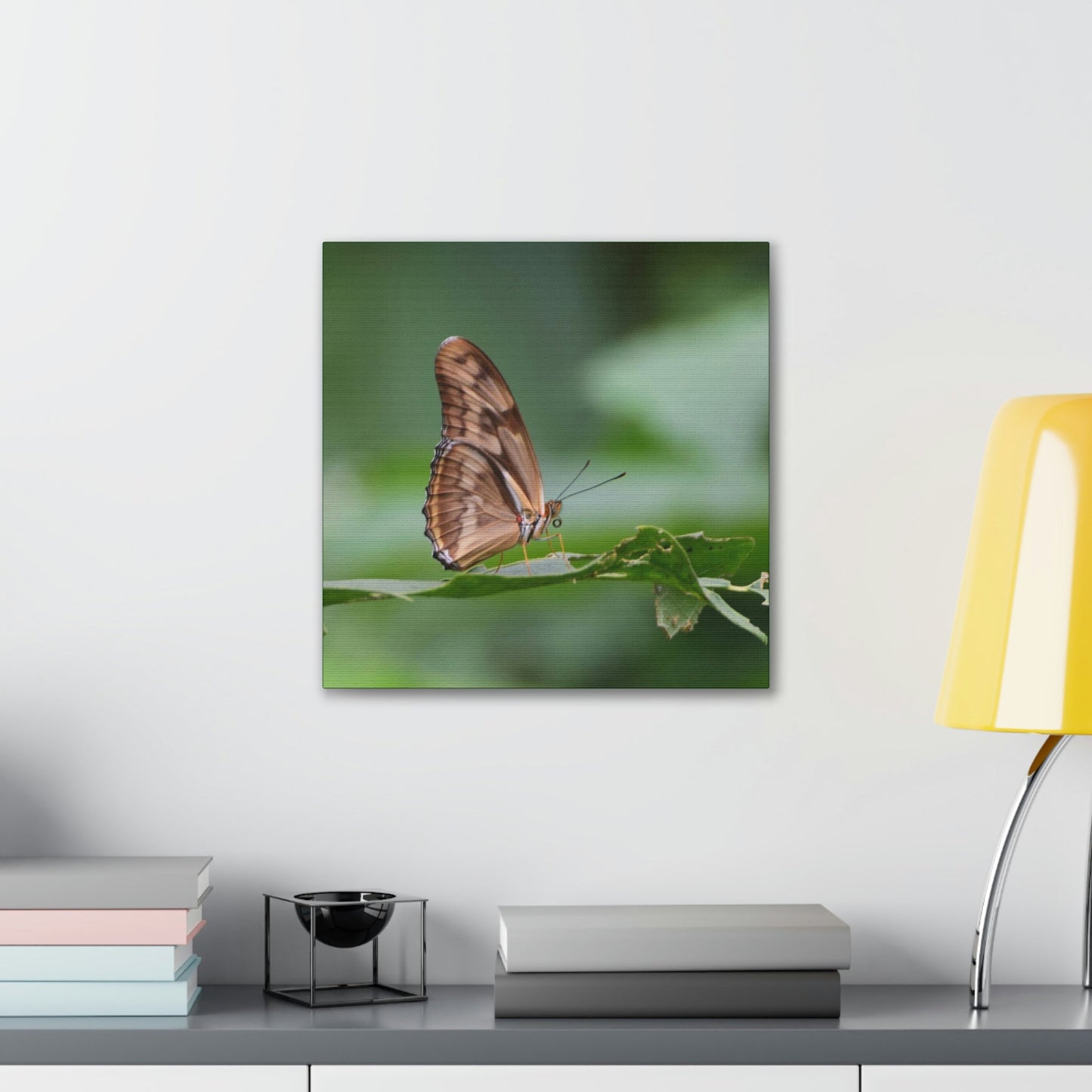 Copy of Copy of Deals on Thin Canvas - Stretched, 0.75" - Small Sizes - Ideal for Wall Forest Mosaics - Closeup of a Sierra Palm branch - Green Forest Home